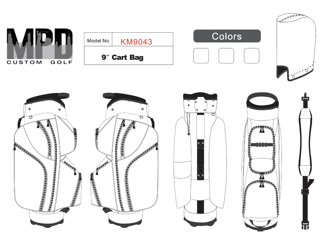 9" Cart Bag